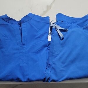 Blue Scrub Set